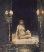 Fernand Khnopff Of Animality France oil painting artist